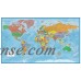 24x36 World Classic Premier 3D Wall Map Poster Paper Folded   